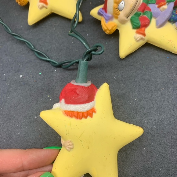Vintage Christmas Nickelodeon Rugrats Cartoon 10 String Lights - Picture 8 of 10